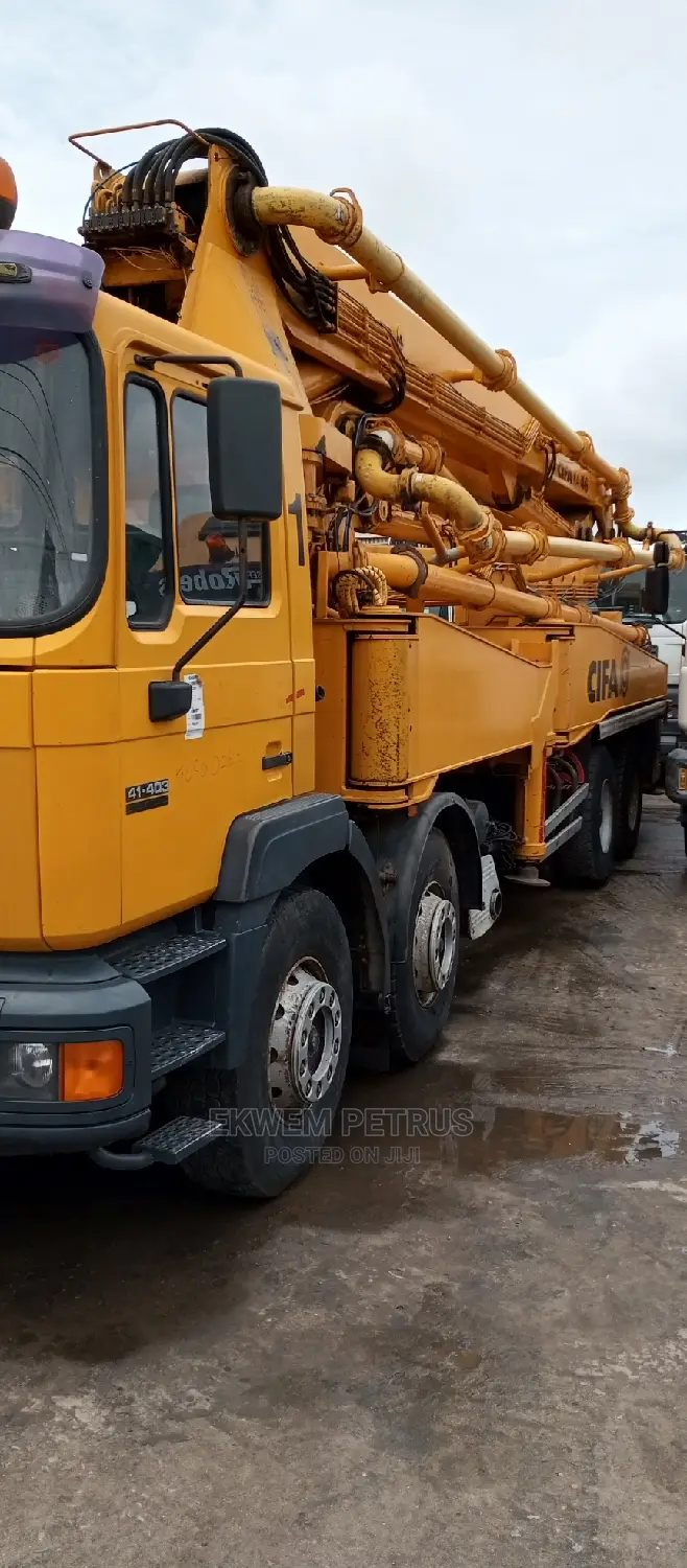 🚚 MAN 8x4 Concrete Pump Truck | Available in Lagos - Powerful & Well-Maintained