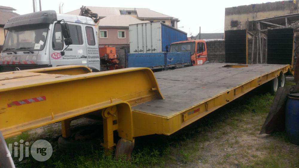 🚛 Tokunbo 100-Ton Lowbed Trailer | Available in Apapa - Well-Maintained & Spacious