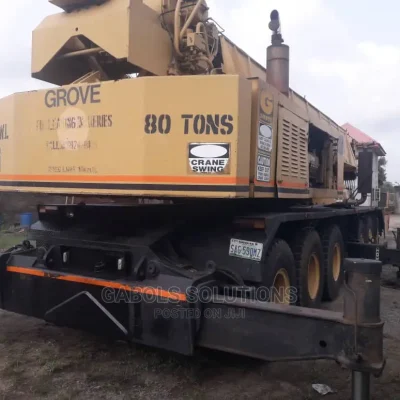 Grove 80-Ton Mobile Crane | Available in Port Harcourt - Well-Maintained & Powerful